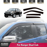 Luxury Weather Shields for Ford Ranger PJ PK Dual Cab 2006-2011