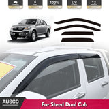 Luxury Weather Shields for Great Wall Steed Dual Cab 2016-Onwards