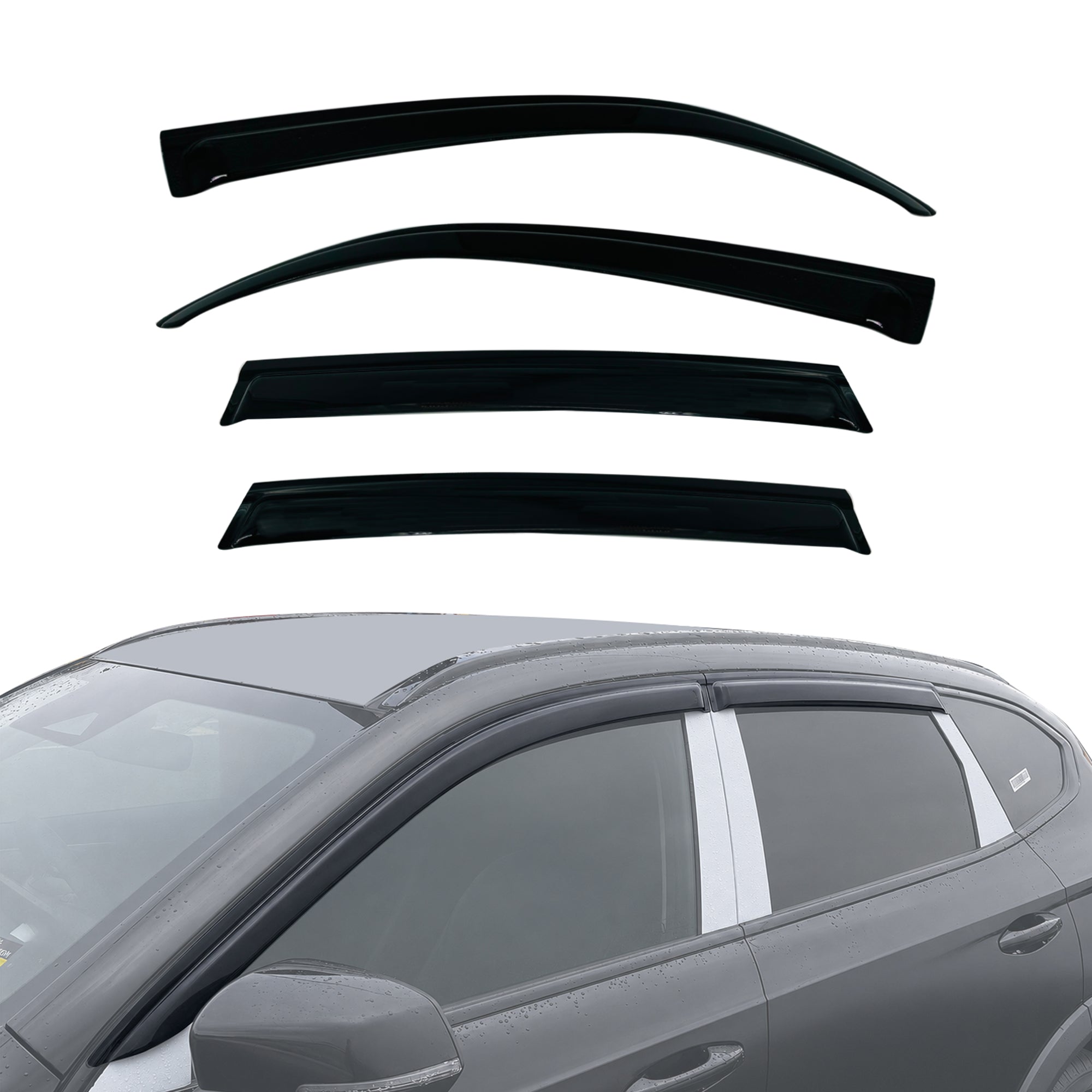 Luxury Weather Shields for Haval Jolion Pro HEV Hybrid 2024-Onwards