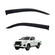 Injection Weather Shields for Toyota Hilux Extra Cab 2015-2025 Front 2PCS