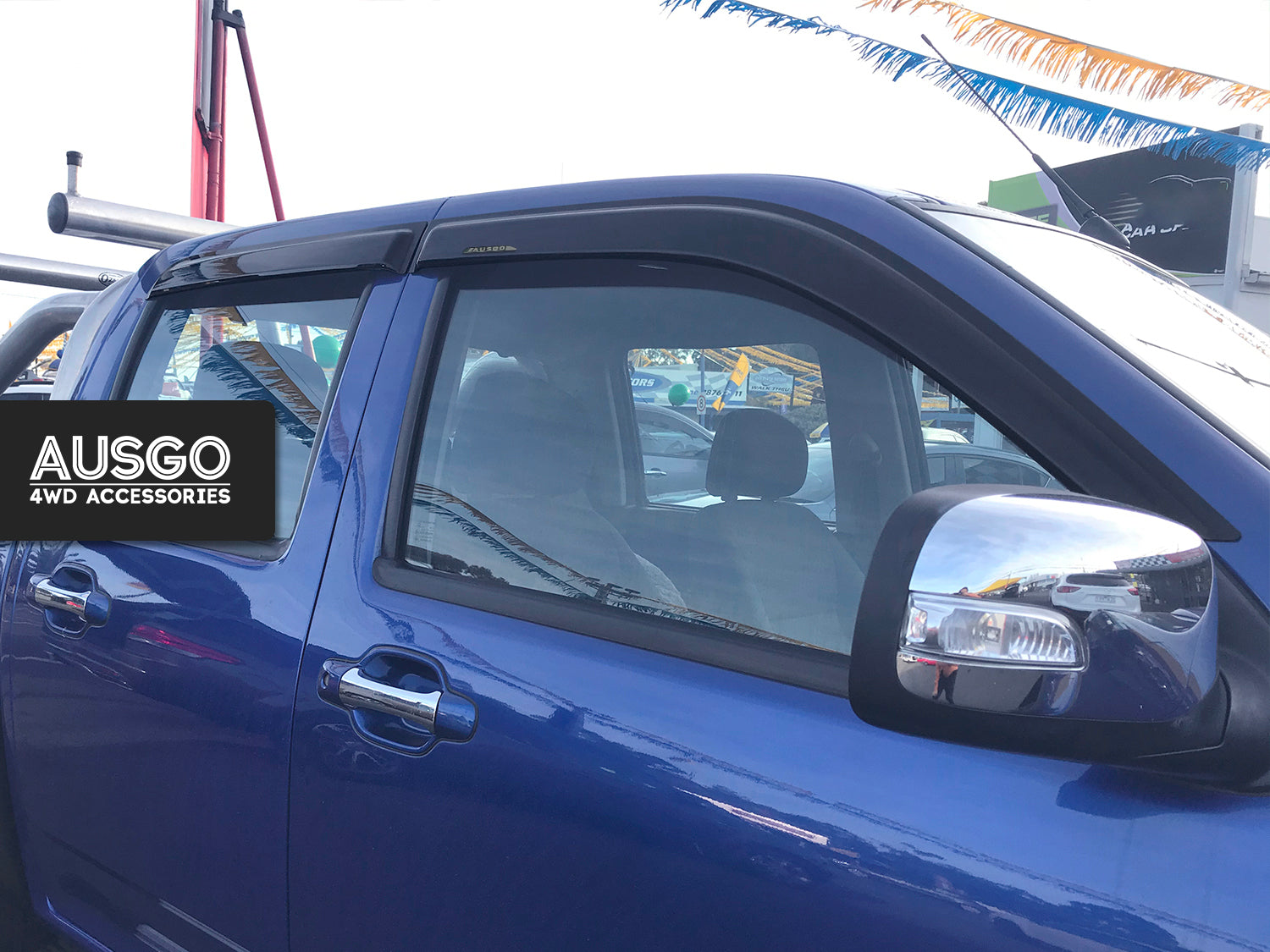 Luxury Weather Shields for Holden Colorado RC Series Dual Cab 2008-2012