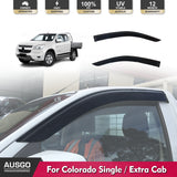 Injection Weather Shields for Holden Colorado RG Series Single / Extra Cab 2012-2020