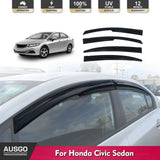 Weather Shields for Honda Civic Sedan 2012-2016 mugen