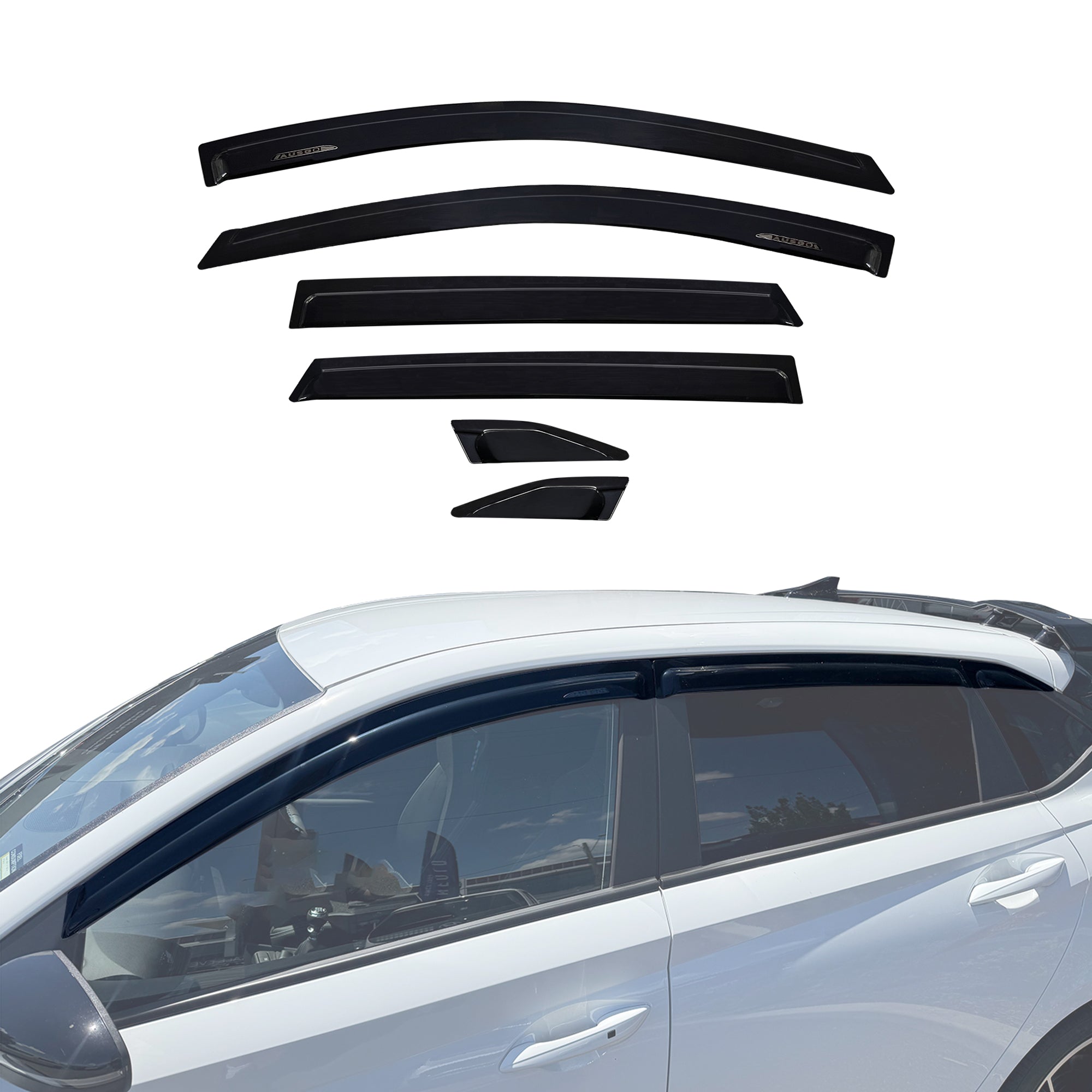 Luxury Weather Shields for Hyundai I20 Hatch 2021-Onwards