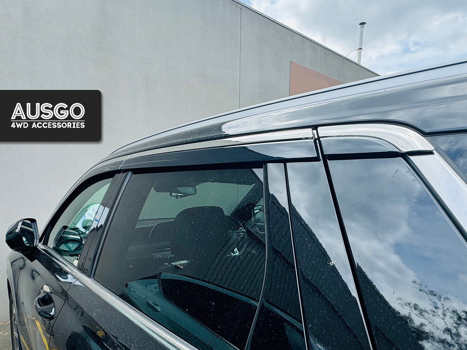 Stainless Trim Weather Shields for Hyundai Palisade 2019-2025