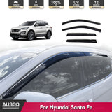 Stainless Trim Weather Shields for Hyundai Santa Fe DM Series 2012-2018