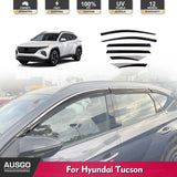 Stainless Trim  Weather Shields for Hyundai Tucson 2021-Onwards