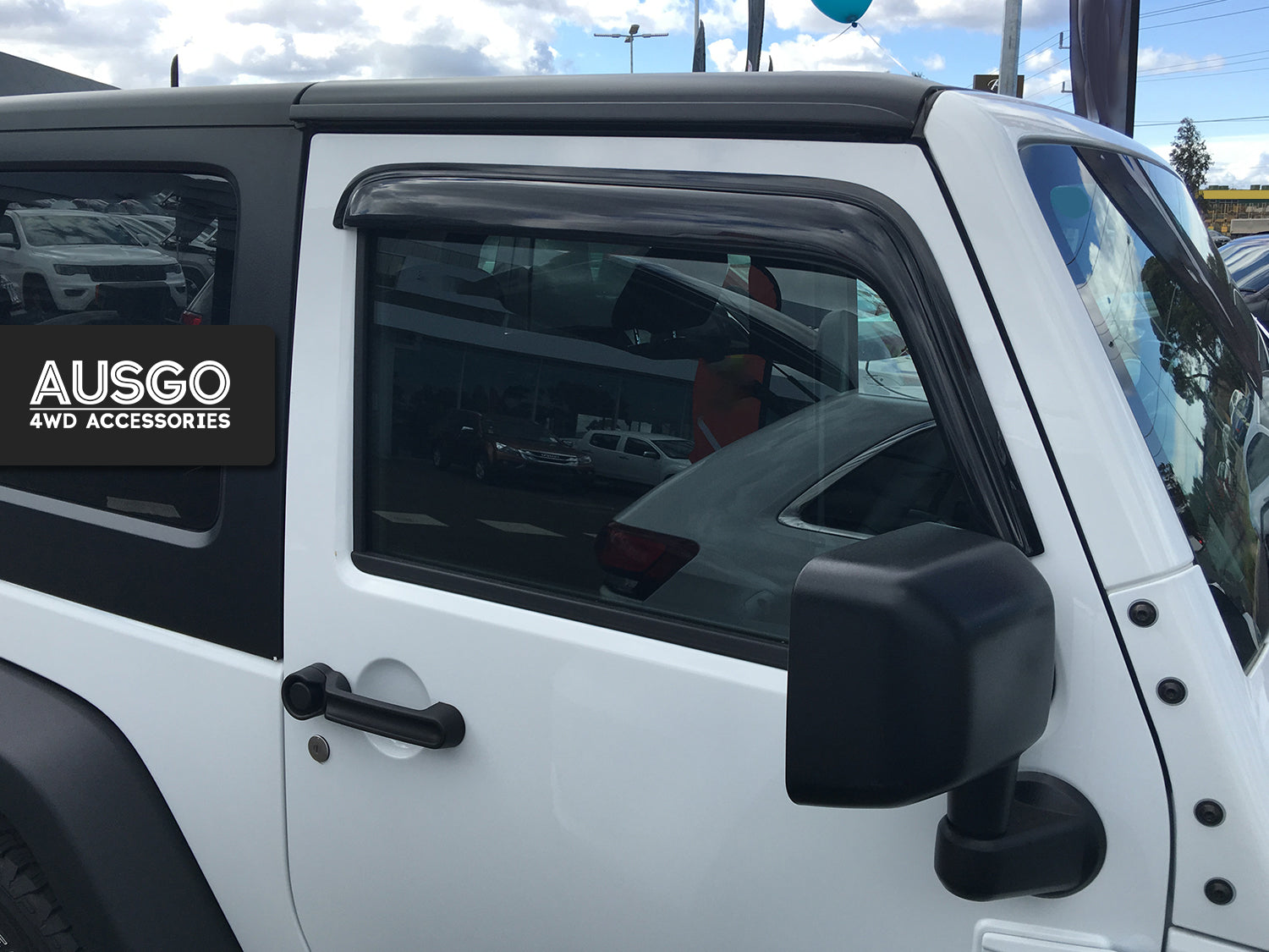 Luxury Weather Shields for Jeep Wrangler JK Series 2Door 2007-2018