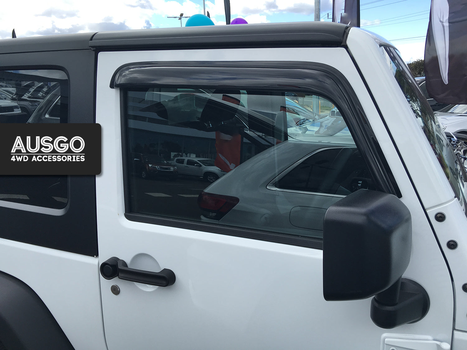 Luxury Weather Shields for Jeep Wrangler JK Series 2Door 2007-2018