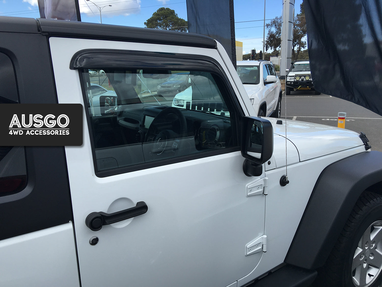 Luxury Weather Shields for Jeep Wrangler JK Series 2Door 2007-2018