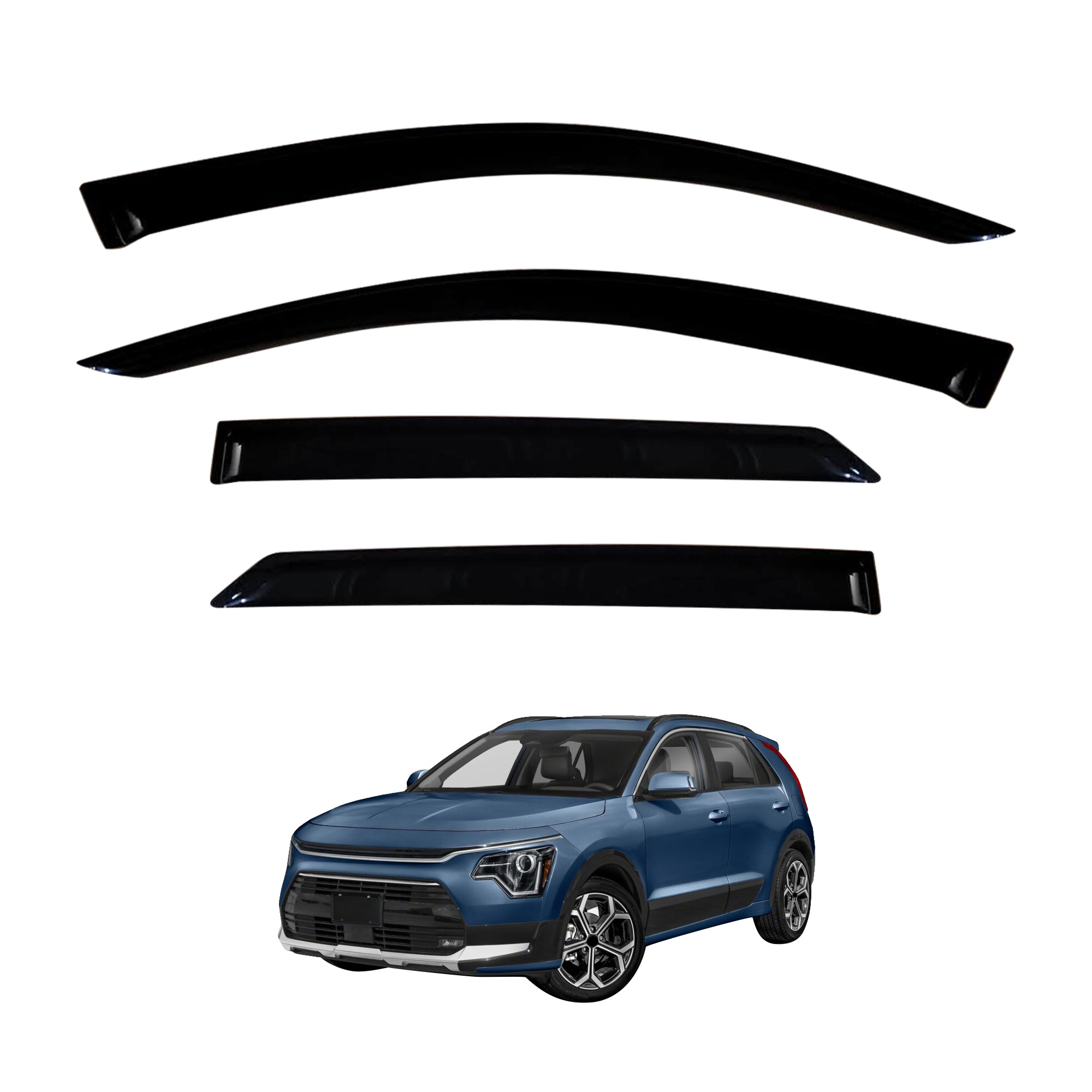 Luxury Weather Shields for KIA Niro 2022-Onwards