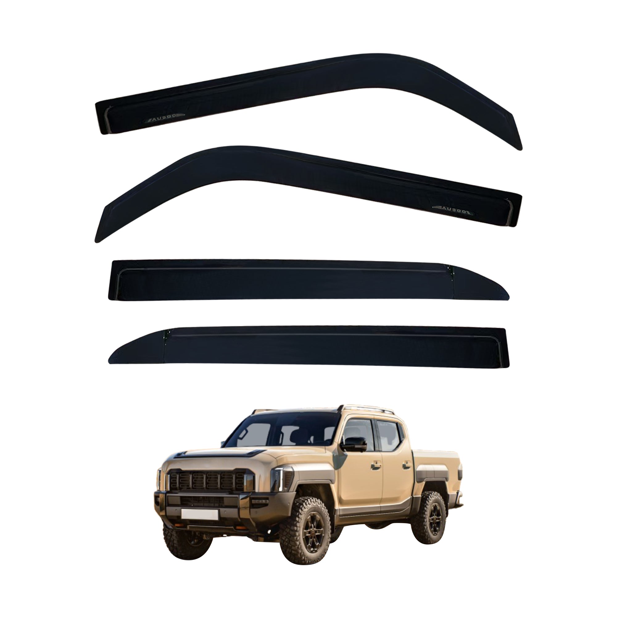 PRE-ORDER Luxury Weather Shields for KIA Tasman 2025-Onwards