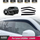 Stainless Trim Weather Shields for LEXUS LX Series LX500d LX600 2021-Onwards