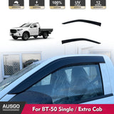 Luxury Weather Shields for Mazda BT-50 BT50 Single / Extra Cab 2020-Onwards