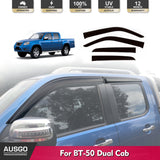 Luxury Weather Shields for Mazda BT50 BT-50 UN Dual Cab 2006-2011