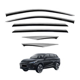 Stainless Trim Weather Shields for MG HS 2024-Onwards