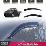 Weather Shields for Mitsubishi Triton Single Cab 2006-2015