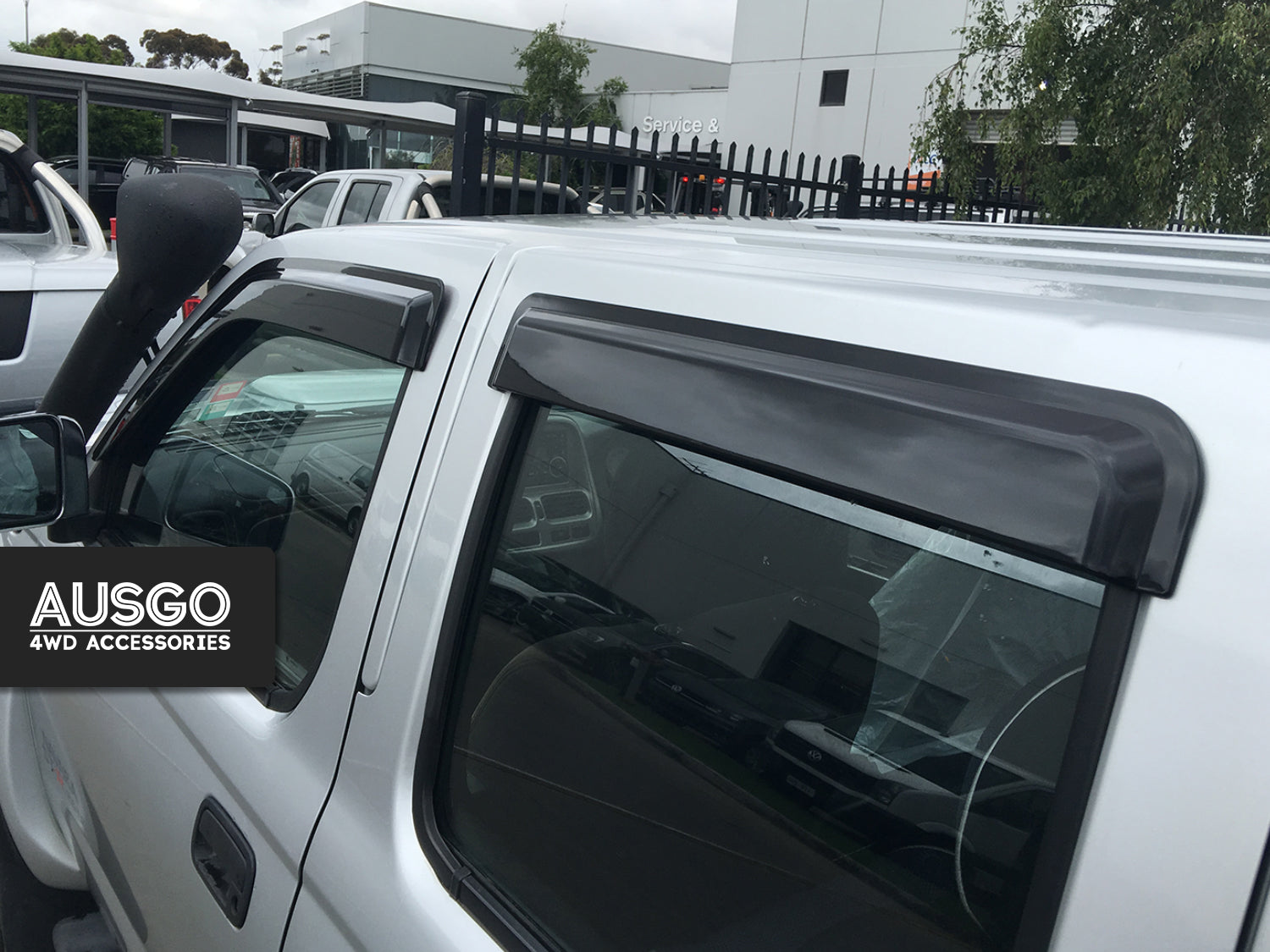 Injection Weather Shields for Nissan Navara D22 Dual Cab 1997-2015