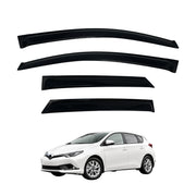 Luxury Weather Shields for Toyota Corolla Hatch 2012-2018
