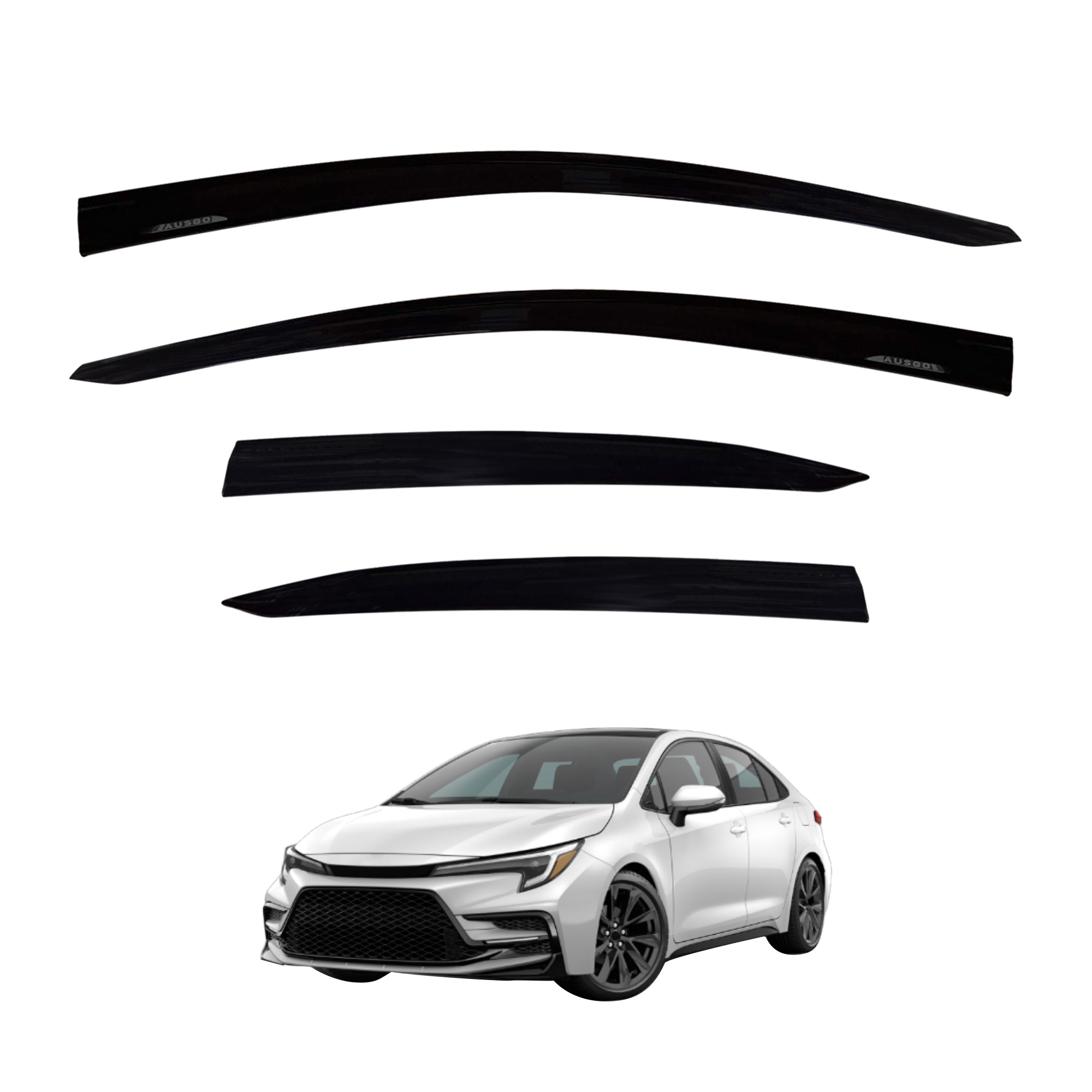 Injection Weather Shields for Toyota Corolla Sedan 2019-Onwards