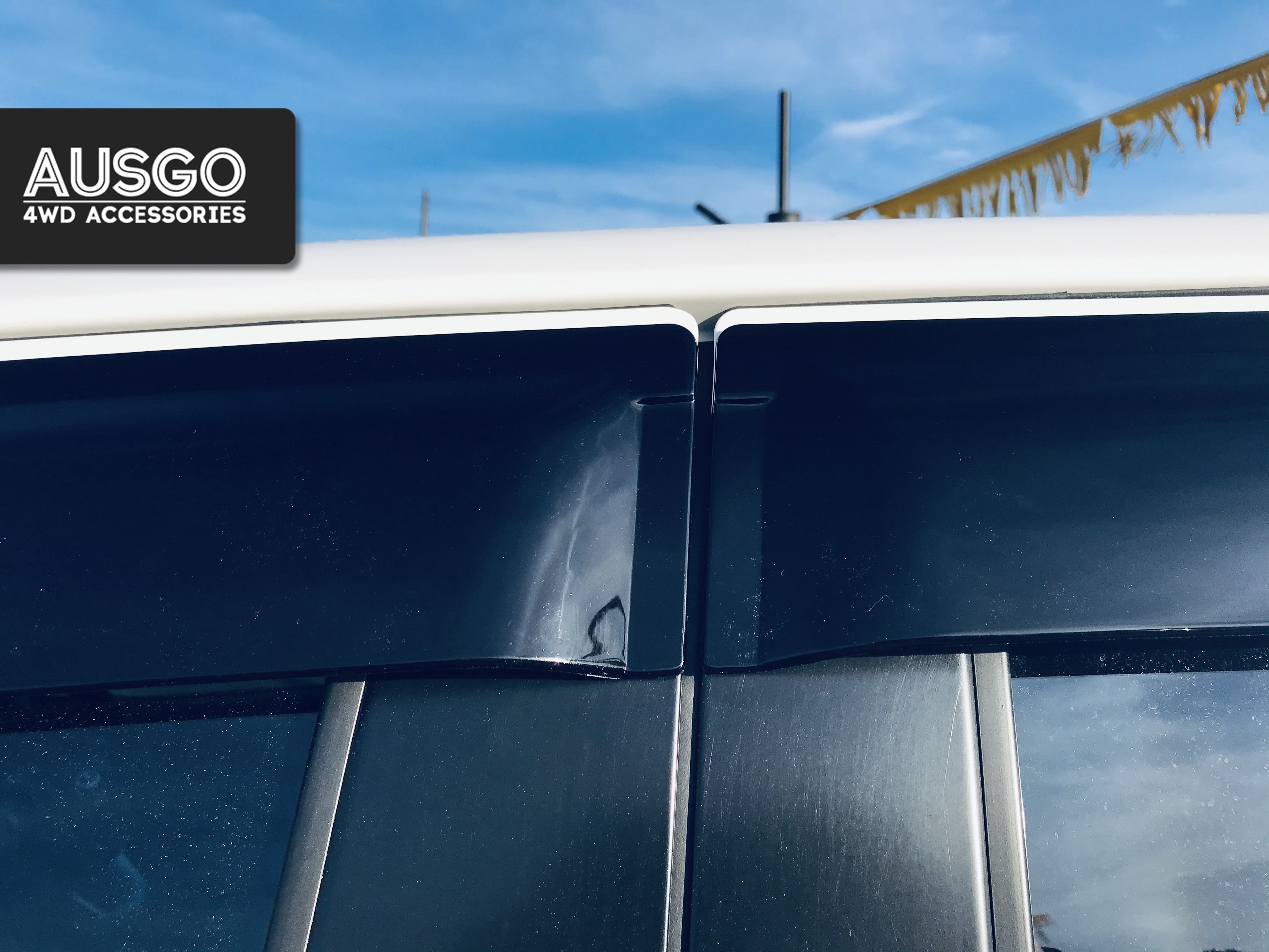 Injection Weather Shields + Bonnet Protector for Toyota Hilux Dual Cab 2015-2020
