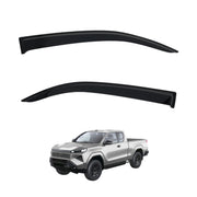 Injection Weather Shields for Toyota Hilux Extra Cab 2025-Onwards Front 2PCS