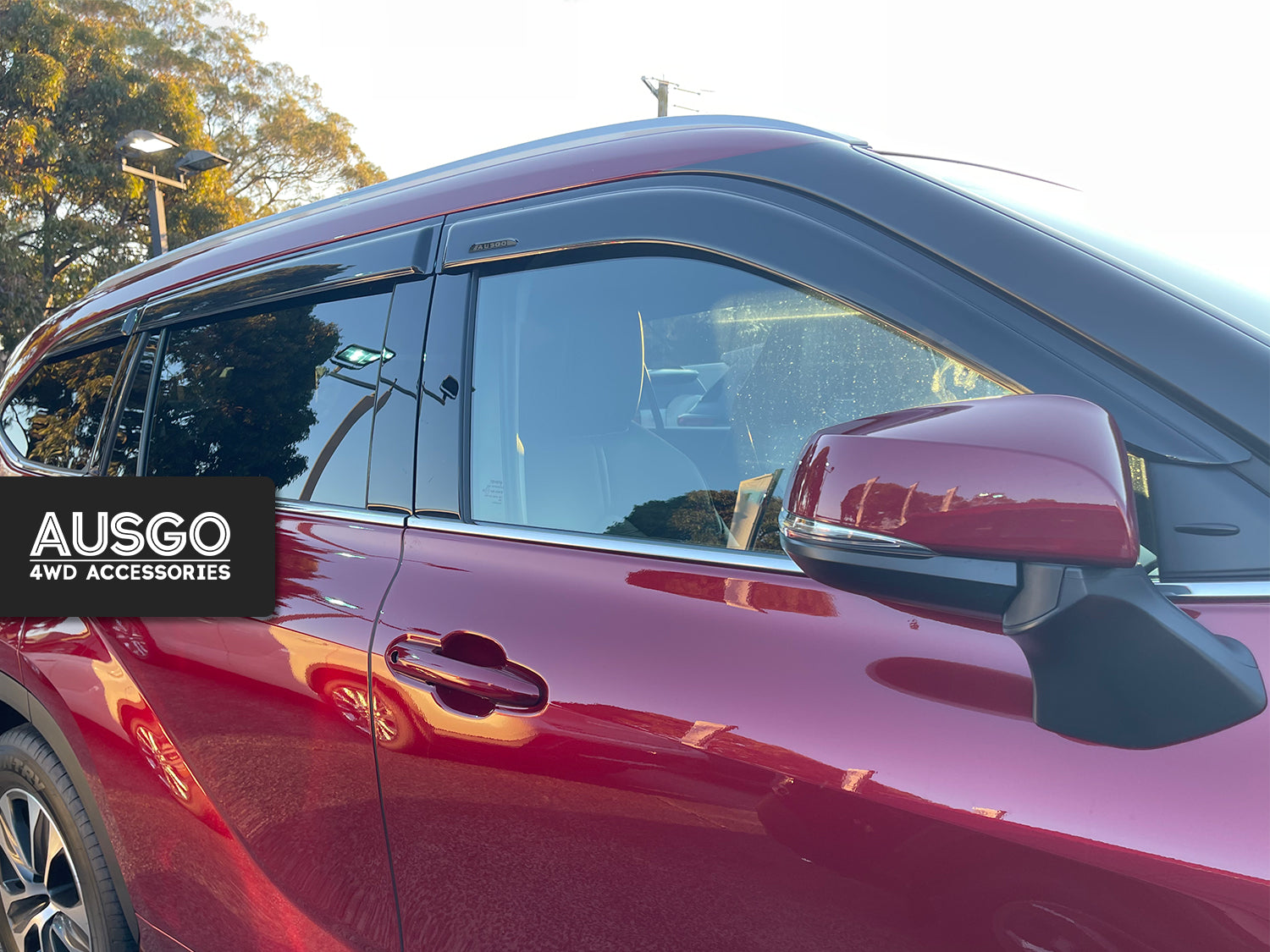 Luxury Weather Shields for Toyota Kluger 2021-Onwards