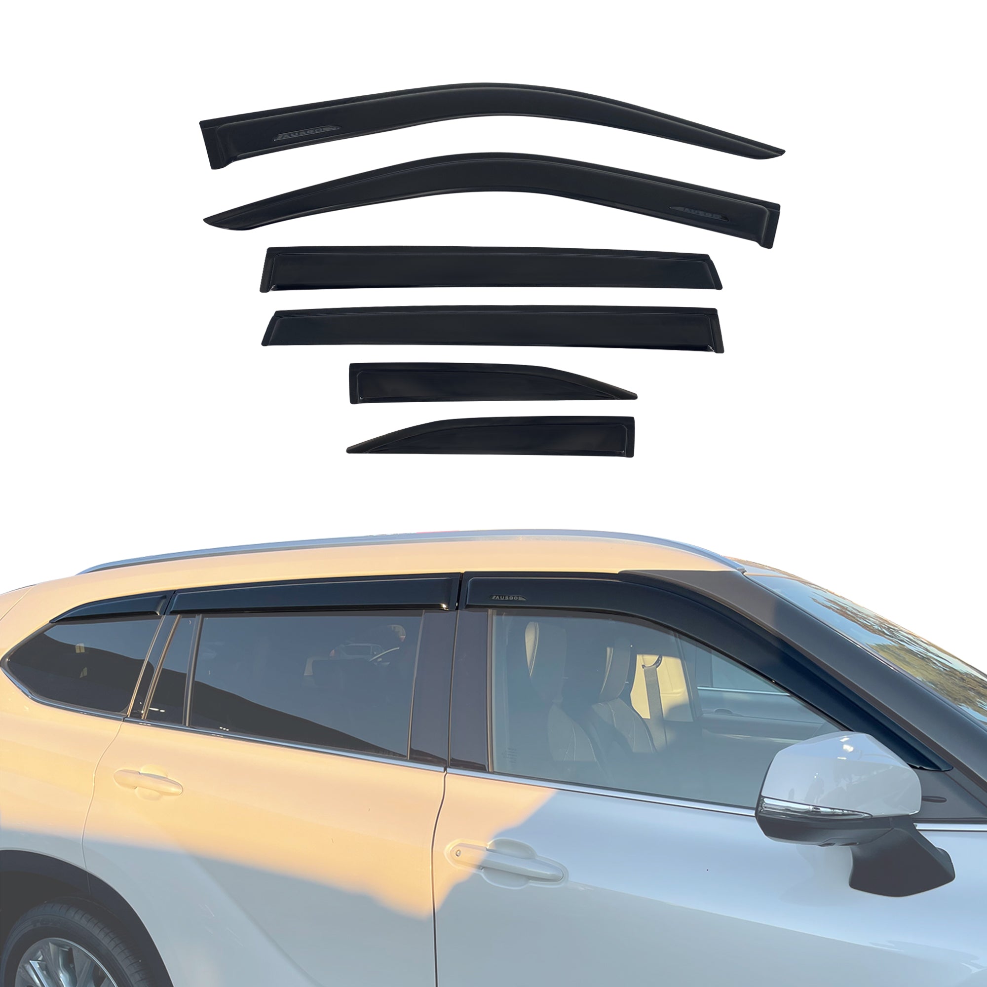 Luxury Weather Shields for Toyota Kluger 2021-Onwards