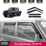 Luxury Weather Shields for Toyota Land Cruiser 70 76 79 Series 2007-Onwards