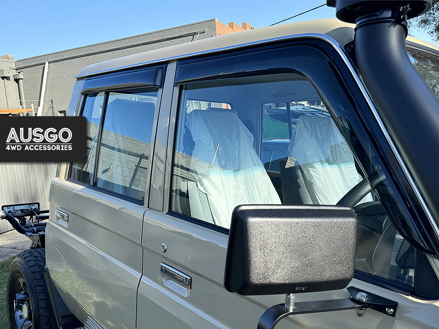 Weather Shields for Toyota Land Cruiser 70 76 79 Series 2007-Onwards