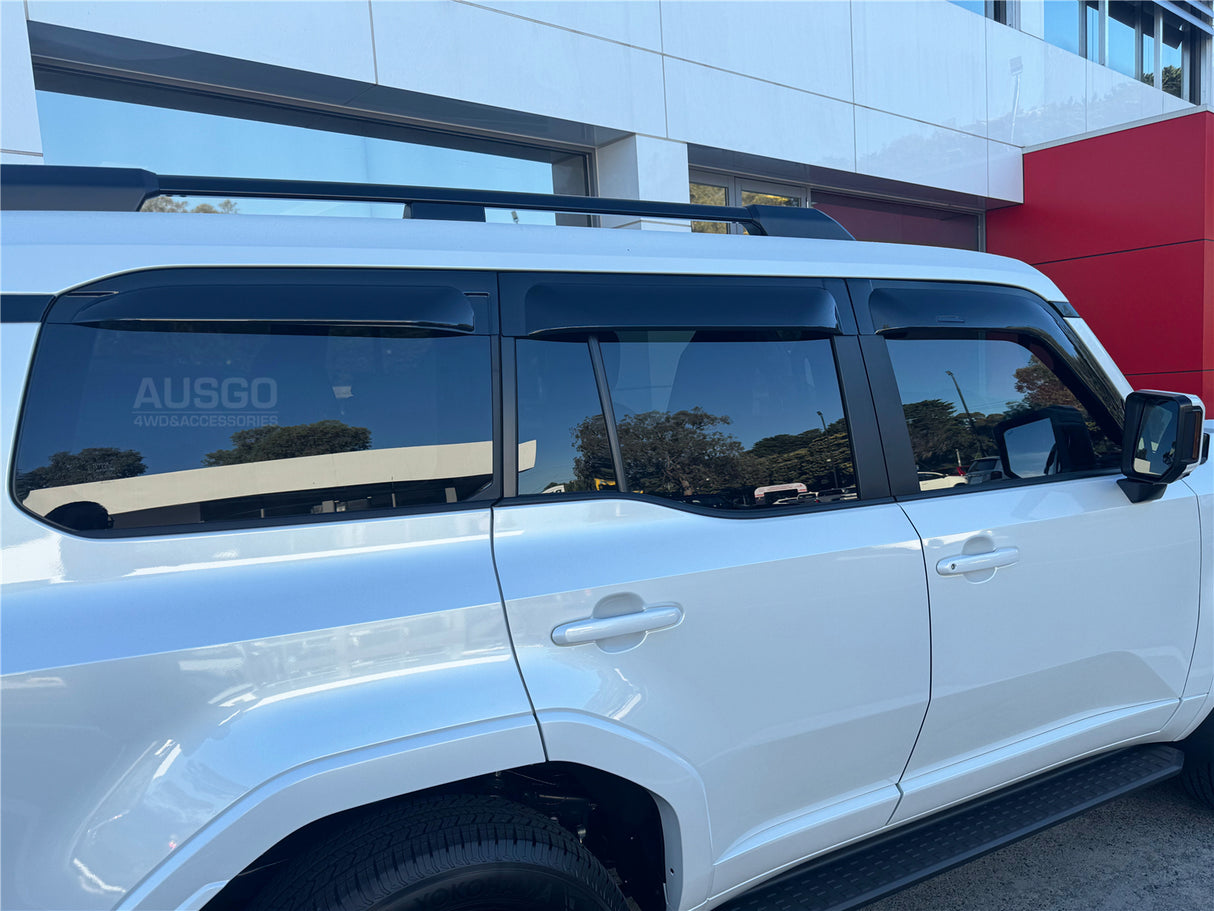 Wide Type Weather Shields + Bonnet Protector for Toyota Land Cruiser Prado 250 J250 LC250 2024-Onwards