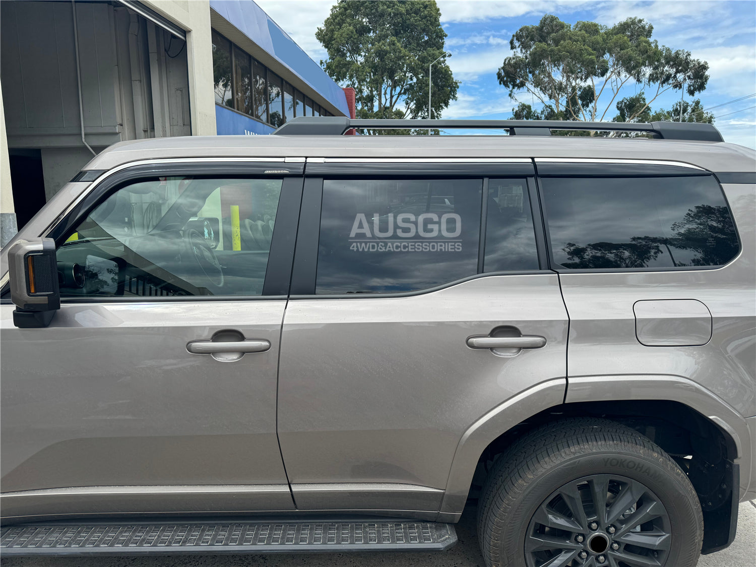 Stainless Trim Weather Shields for Lexus GX550 2024-Onwards