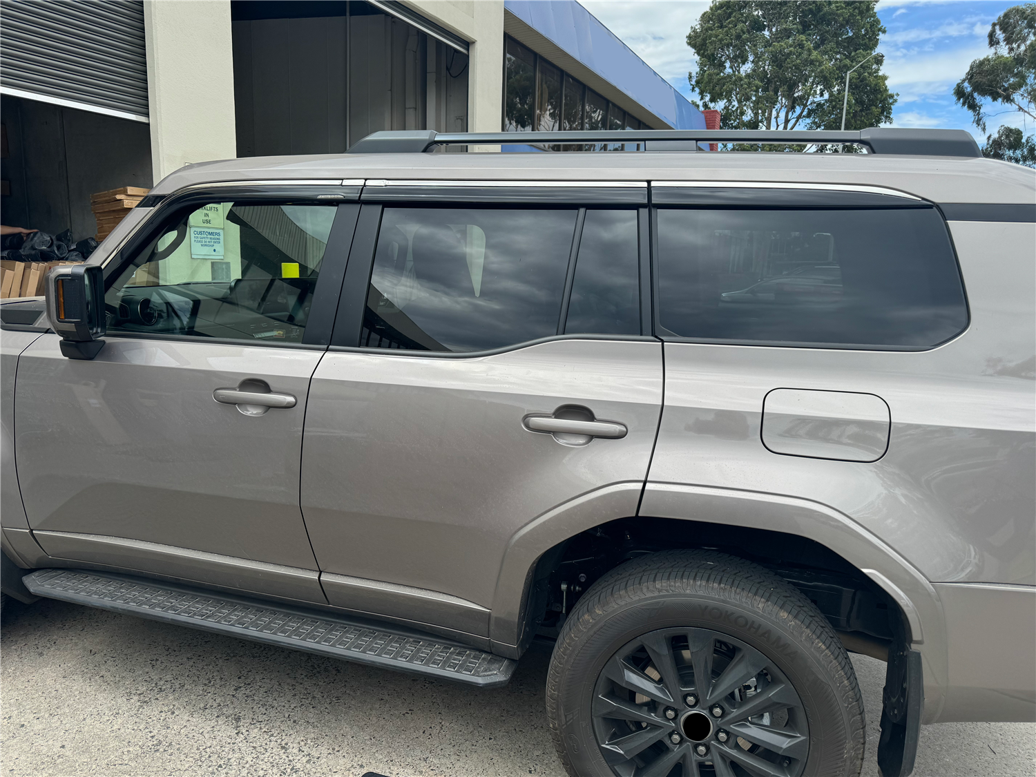 Stainless Trim Weather Shields + Bonnet Protector for Toyota Land Cruiser Prado 250 J250 LC250 2024-Onwards