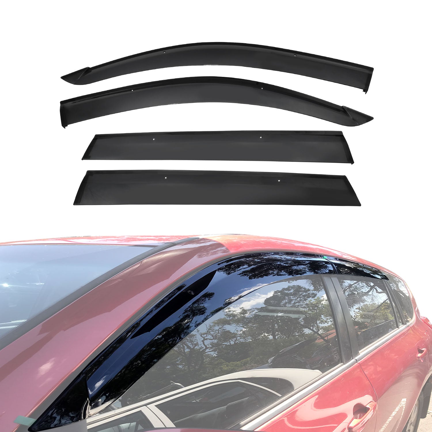 Injection Weather Shields for Toyota RAV4 2006-2012