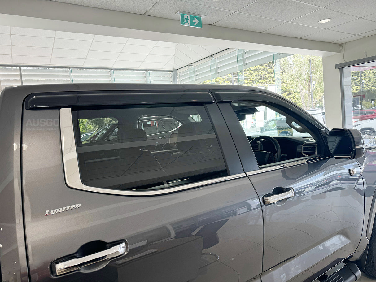 Luxury Weather Shields for Toyota Tundra 2022-Onwards