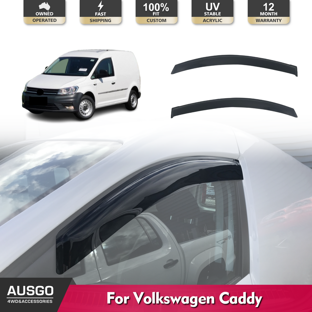 Weather Shields for Volkswagen Caddy 2005-2020