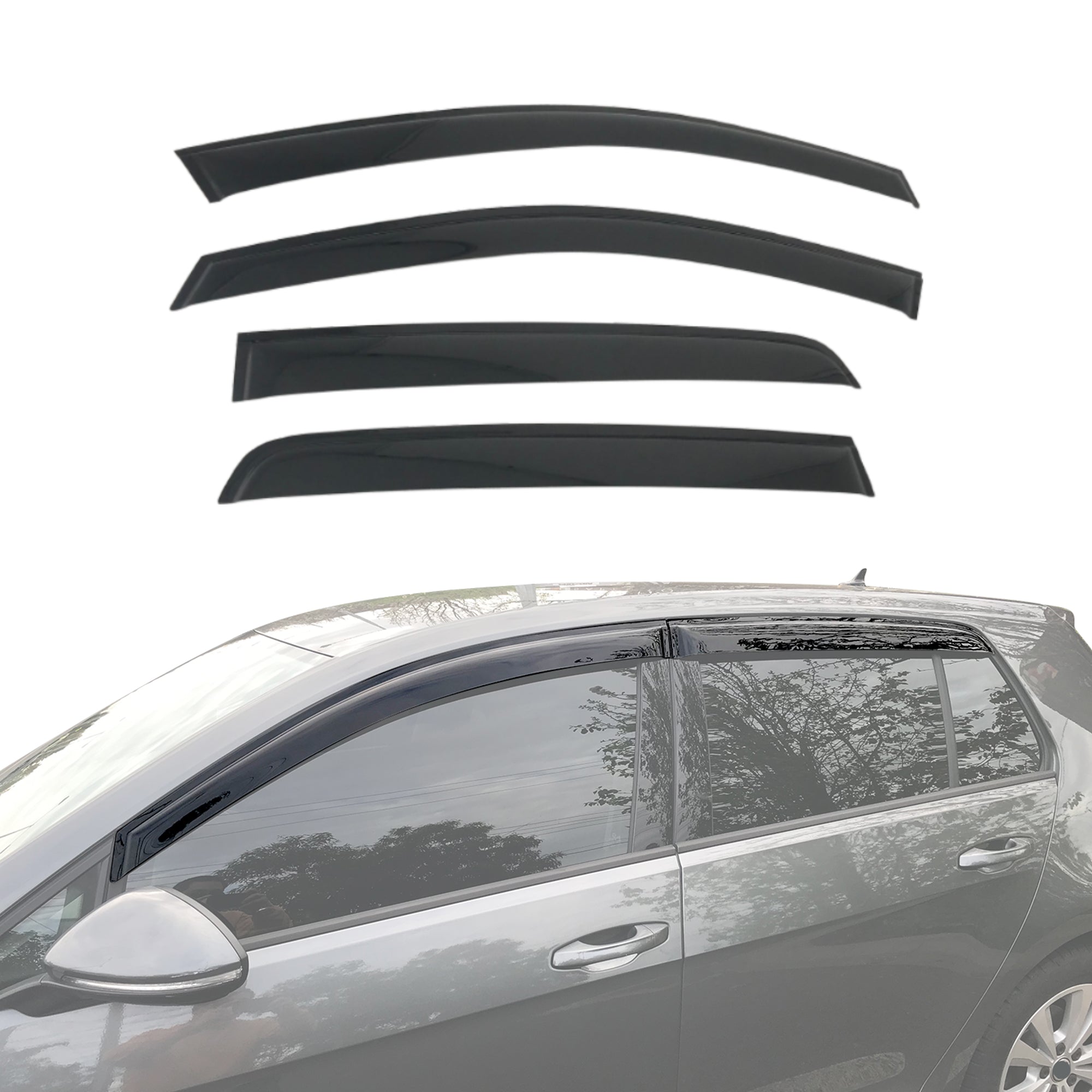 Weather Shields for Volkswagen Golf 7th Gen MK7 MK7.5 Hatch 2013-2020