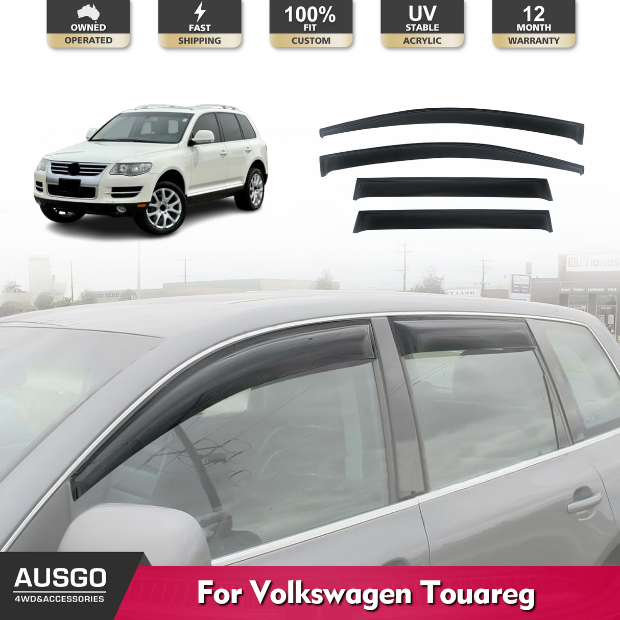 Weather Shields for Volkswagen Touareg 2003-2010