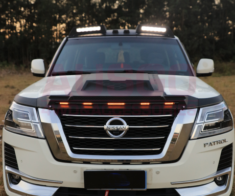 Bonnet Protector with LED Light for Nissan Patrol Y62 2021-Onwards