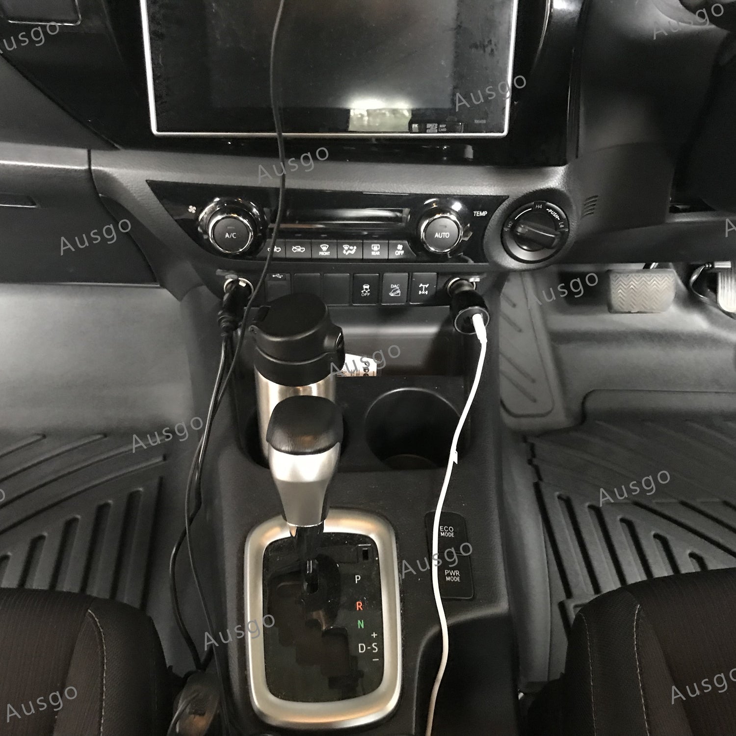 3D Floor Mats for Toyota Hilux Dual Cab 20152024 Auto Transmission