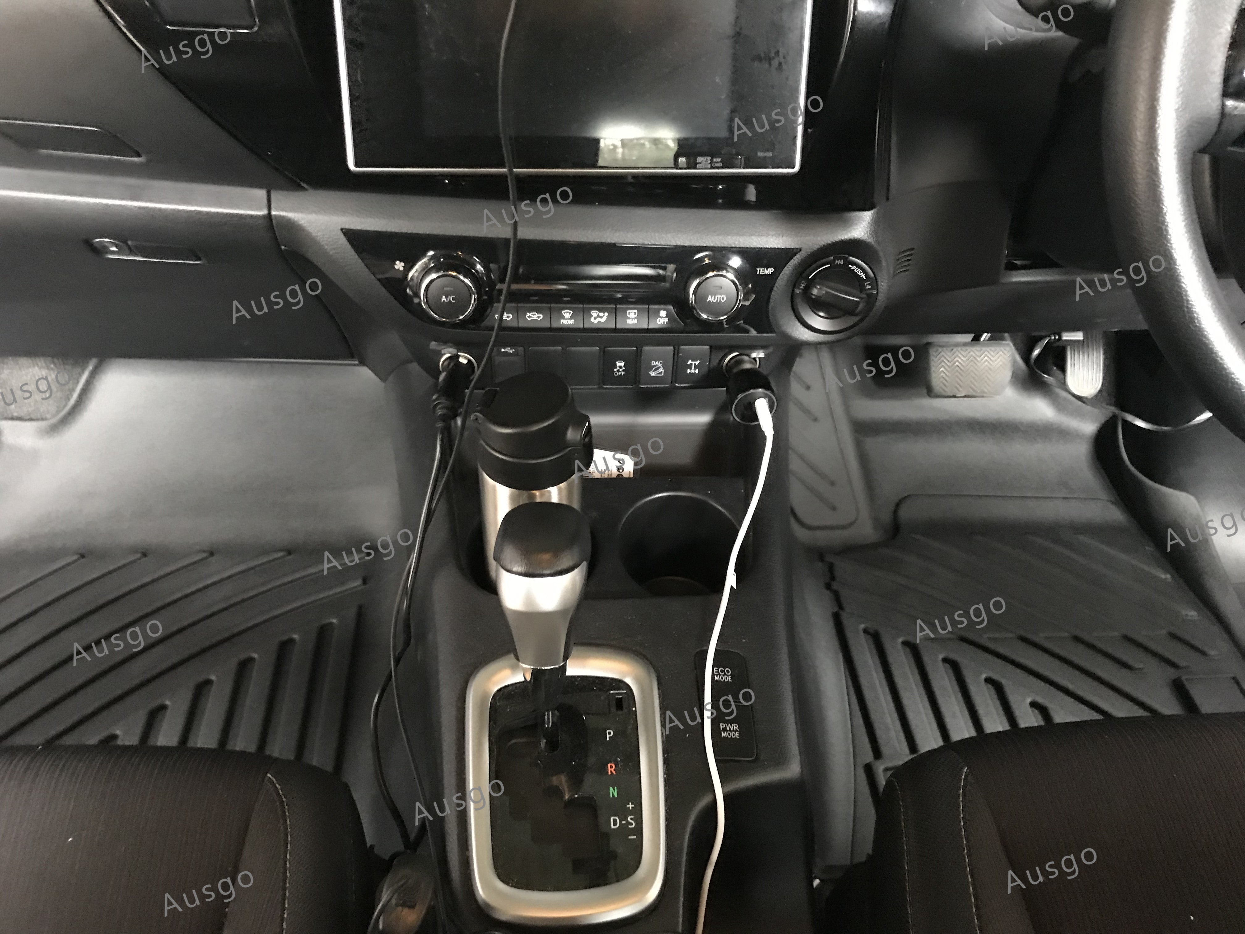 3D Floor Mats for Toyota Hilux Dual Cab 2015-2024 Auto Trans