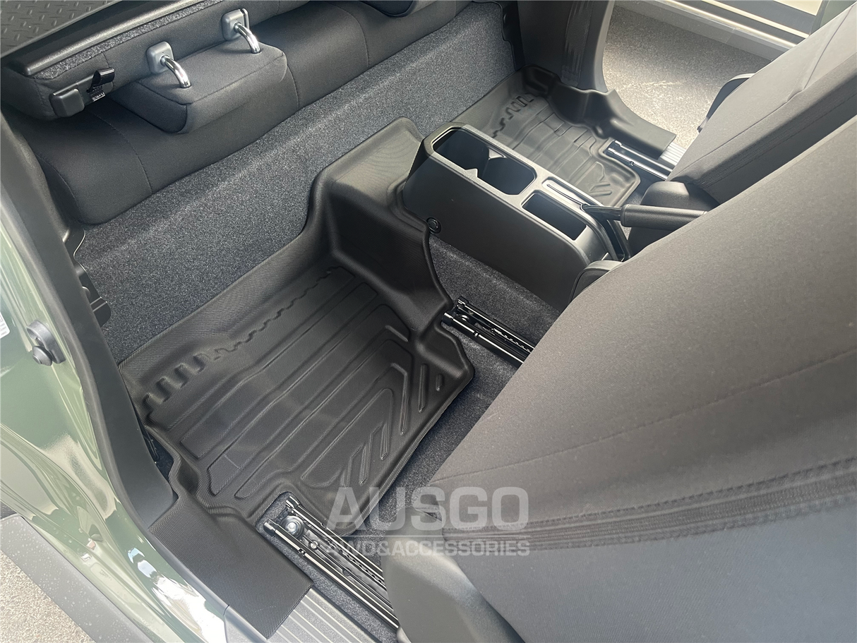 5D Moulded Floor Mats for Suzuki Jimny 3-Door 2018-Onwards