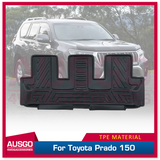 Third Row Floor Mat for Toyota LandCruiser Prado 150 Series 7 Seats 2009-Onwards