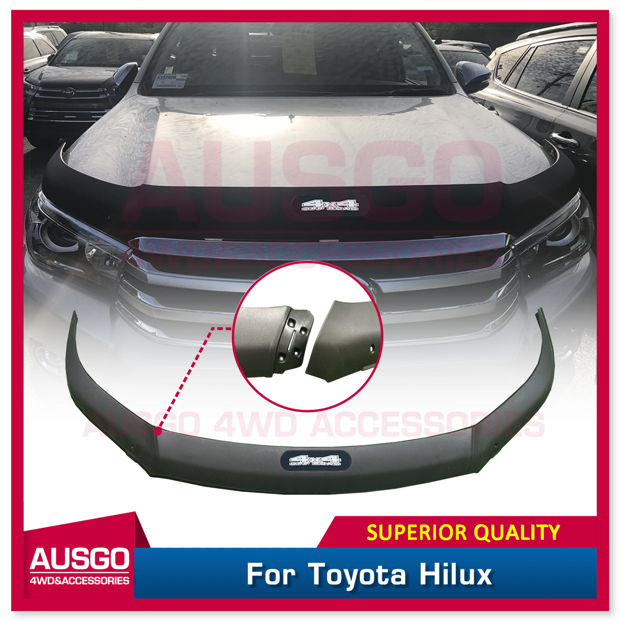 Bonnet Protector for Toyota Hilux 2015-2020