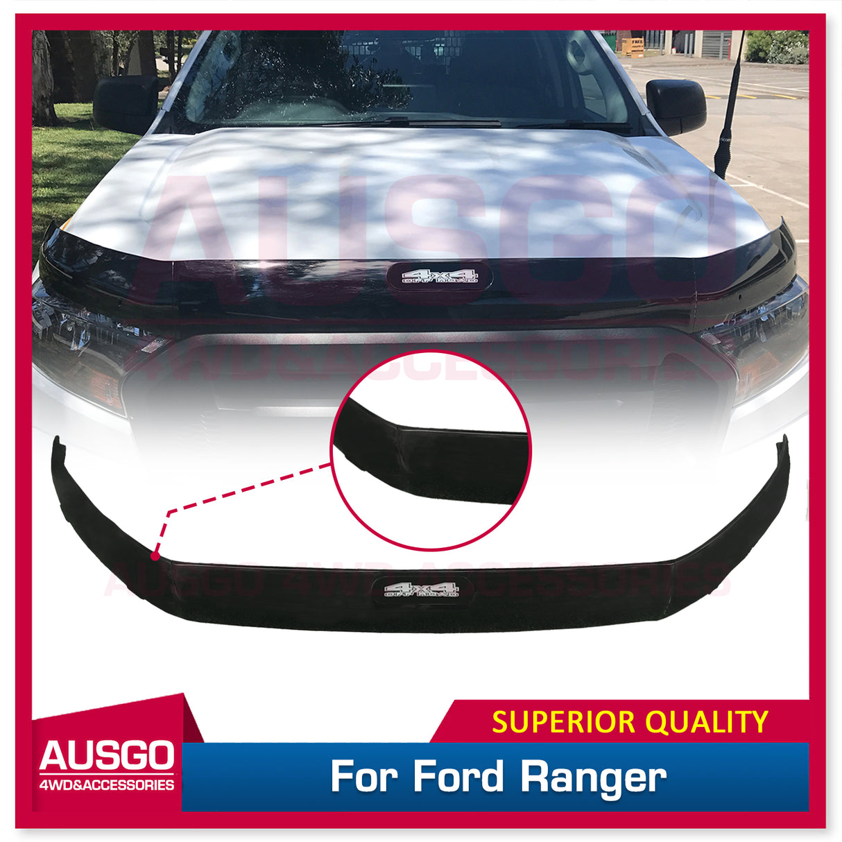 Bonnet Protector Guard for Ford Ranger 2016-2022