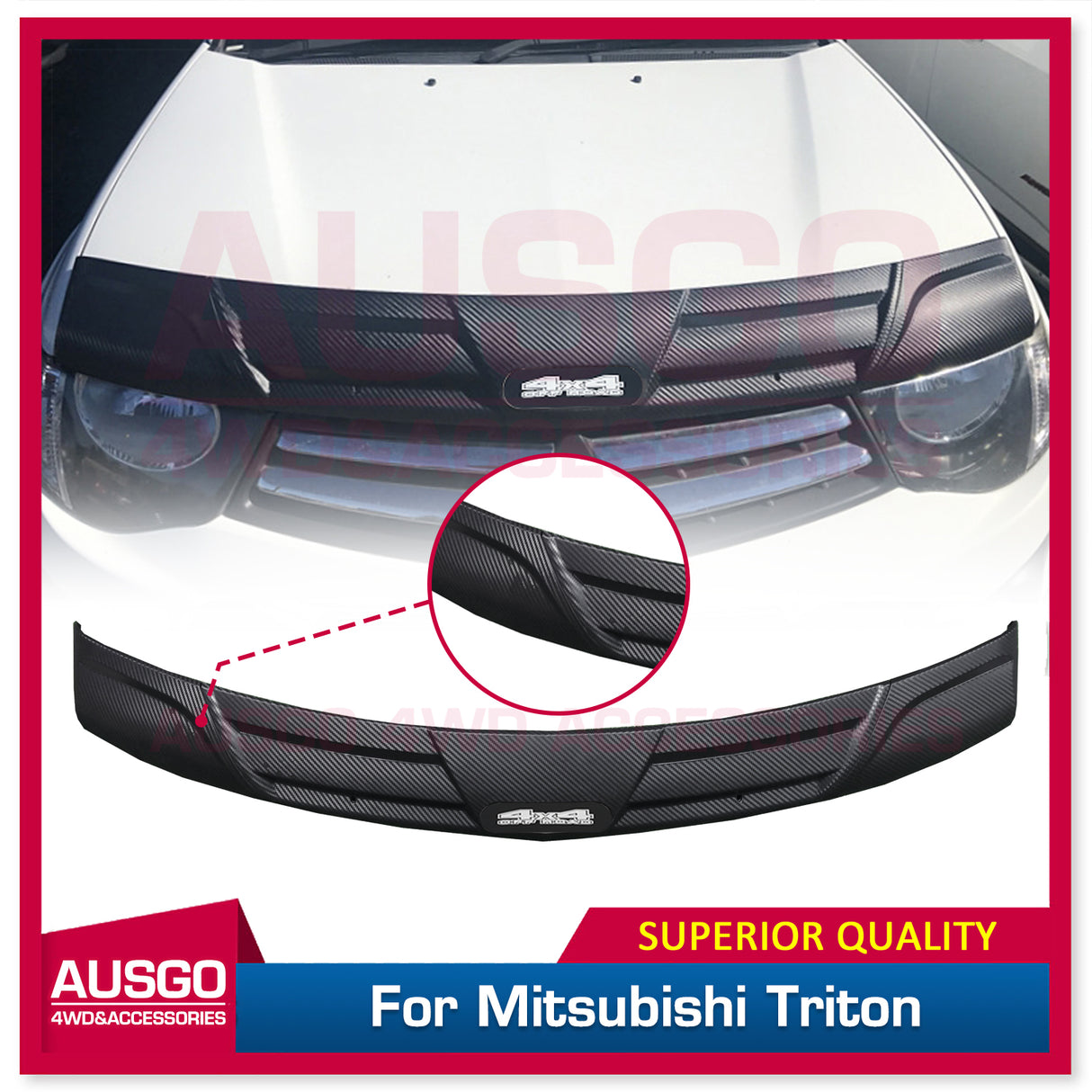 Bonnet Protector for Mitsubishi Triton 2006-2015