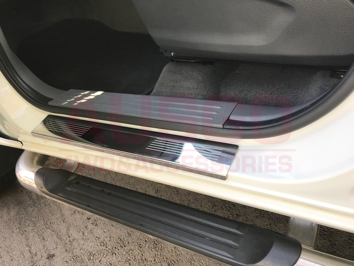 Stainless Door Sill Protector for Mazda BT-50 BT50 UP Series Dual Cab 2011-2020