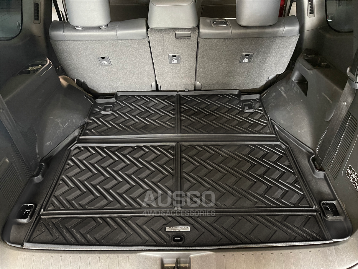 3D TPE Cargo Mat for Toyota LandCruiser 300 Land Cruiser 300 LC300 7 Seats 2021-Onwards Boot Mat Boot Liner Trunk Mat