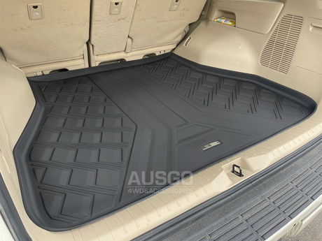 3D TPE Cargo Mat for Toyota LandCruiser 300 Land Cruiser 300 LC300 5 Seats 2021-Onwards Boot Mat Boot Liner Trunk Mat