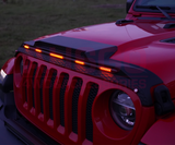 LED Light Injection Bonnet Protector  for Jeep Wrangler JL Series 4 Doors 2018+